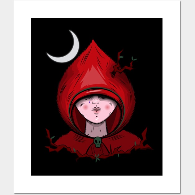 Little Red Riding Hood Wall Art by Priscila Floriano